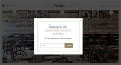 Desktop Screenshot of good-food-society.com
