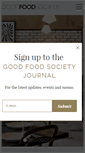 Mobile Screenshot of good-food-society.com